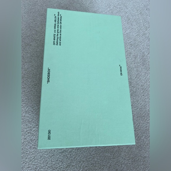 OFF-WHITE VIRGIL ABLOH ZIP TIE BLACK LEATHER PUMPS SIZE IT 40 / US 10 in box new - Picture 7 of 9